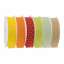 Geschenkband Baumwolle Punkte Geschenkband Baumwolle Punkte