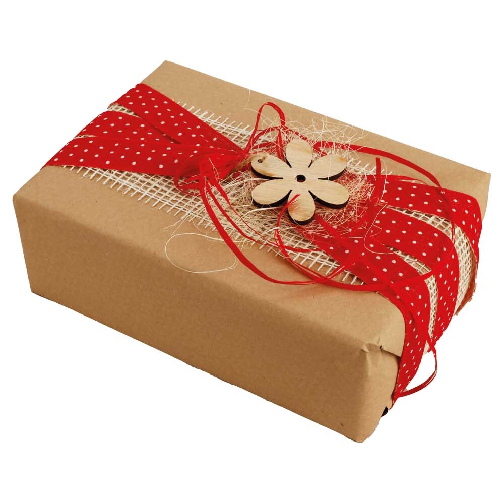Furlanis - Poly katoen, band van poly-katoen, mat, voor geschenkverpakkingen, decoraties, gastgeschenken - lichtblauw baby, 10 mm x 25 m