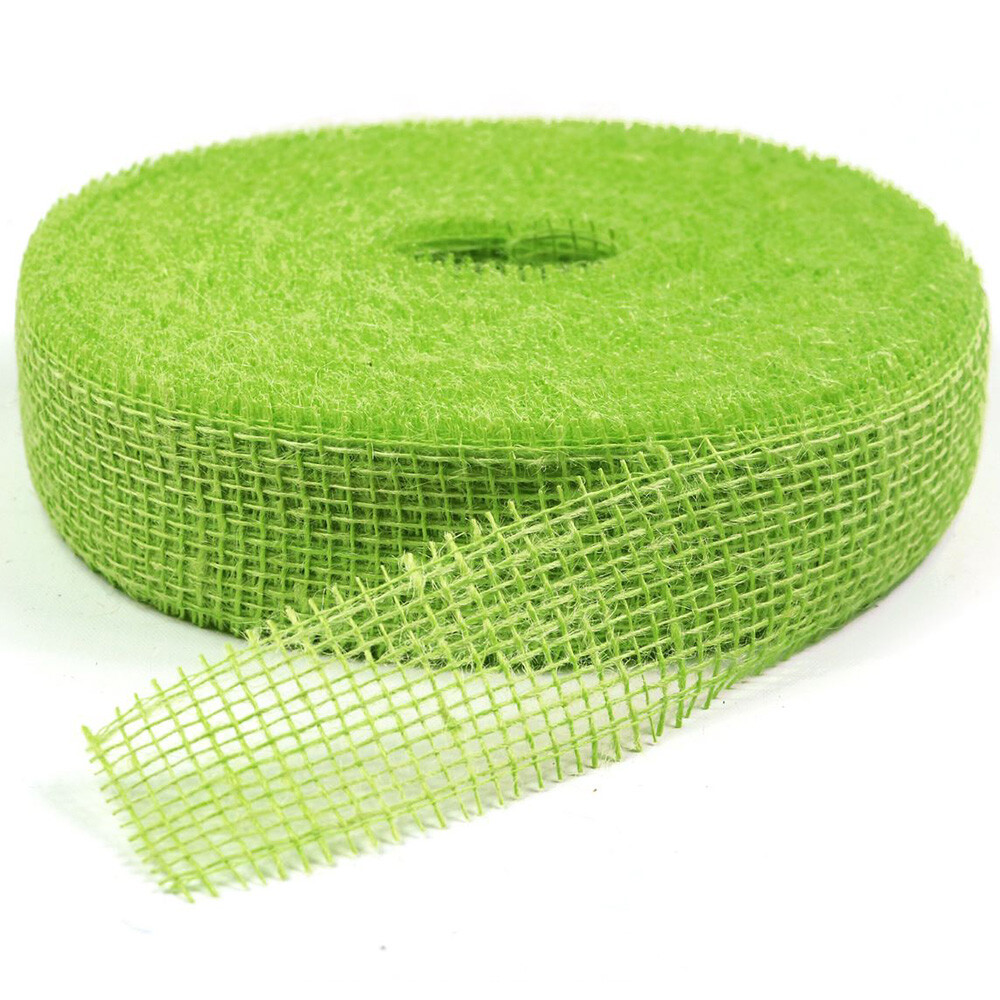 Geschenkband Jute gelbgrün Geschenkband Jute gelbgrün