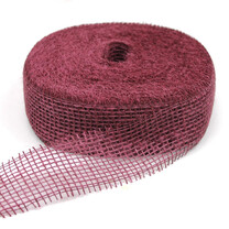 Geschenkband Jute weinrot Geschenkband Jute weinrot