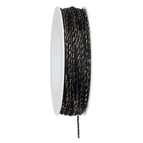 Geschenkband Kordel Twist schwarz/gold 2 mm x 50 m Geschenkband Kordel Twist schwarz/gold 2 mm x 50 m