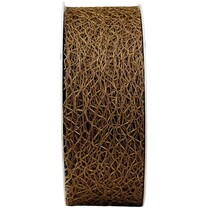Geschenkband "Netz" Braun