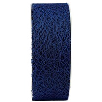 Geschenkband "Netz" Dunkelblau