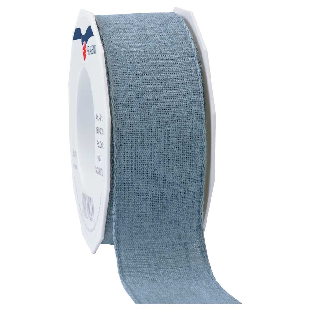 Geschenkband New Life blaugrau 40 mm x 15 m Geschenkband New Life blaugrau 40 mm x 15 m