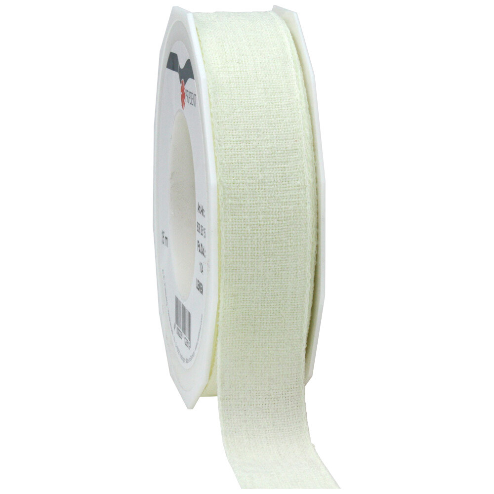Geschenkband New Life cream 25 mm x 15 m Geschenkband New Life cream 25 mm x 15 m