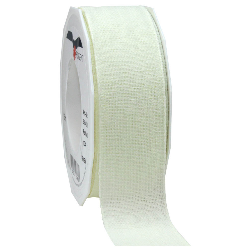 Geschenkband New Life cream 40 mm x 15 m Geschenkband New Life cream 40 mm x 15 m