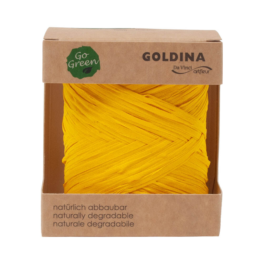 Geschenkbast - Raffia Nature gelb Geschenkbast - Raffia Nature gelb