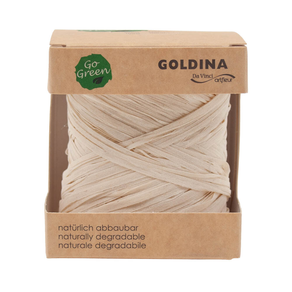 Geschenkbast - Raffia Nature Naturfarben Geschenkbast - Raffia Nature Naturfarben