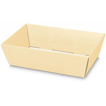 Geschenkkörbe 4-eckig Seta creme mittel