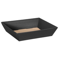 Geschenkkörbe offene Welle flach anthrazit klein Geschenkkörbe offene Welle flach anthrazit klein