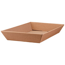 Geschenkkörbe offene Welle flach natur mittel Geschenkkörbe offene Welle flach natur mittel