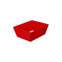 Präsentkorb offene Feinwelle klein Rot Präsentkorb offene Feinwelle klein Rot