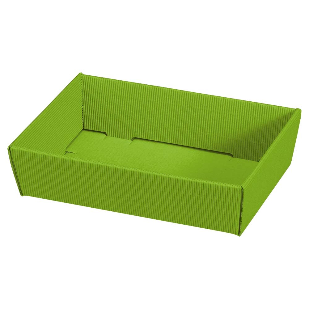Geschenkkorb Modern, offene Welle Mini hellgrün Geschenkkorb Modern, offene Welle Mini hellgrün