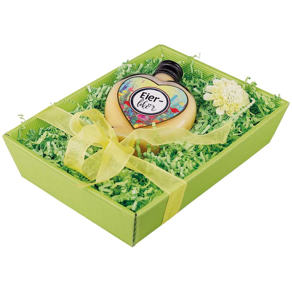 Geschenkkorb Modern offene Welle Mini hellgrün Geschenkkorb Modern offene Welle Mini hellgrün