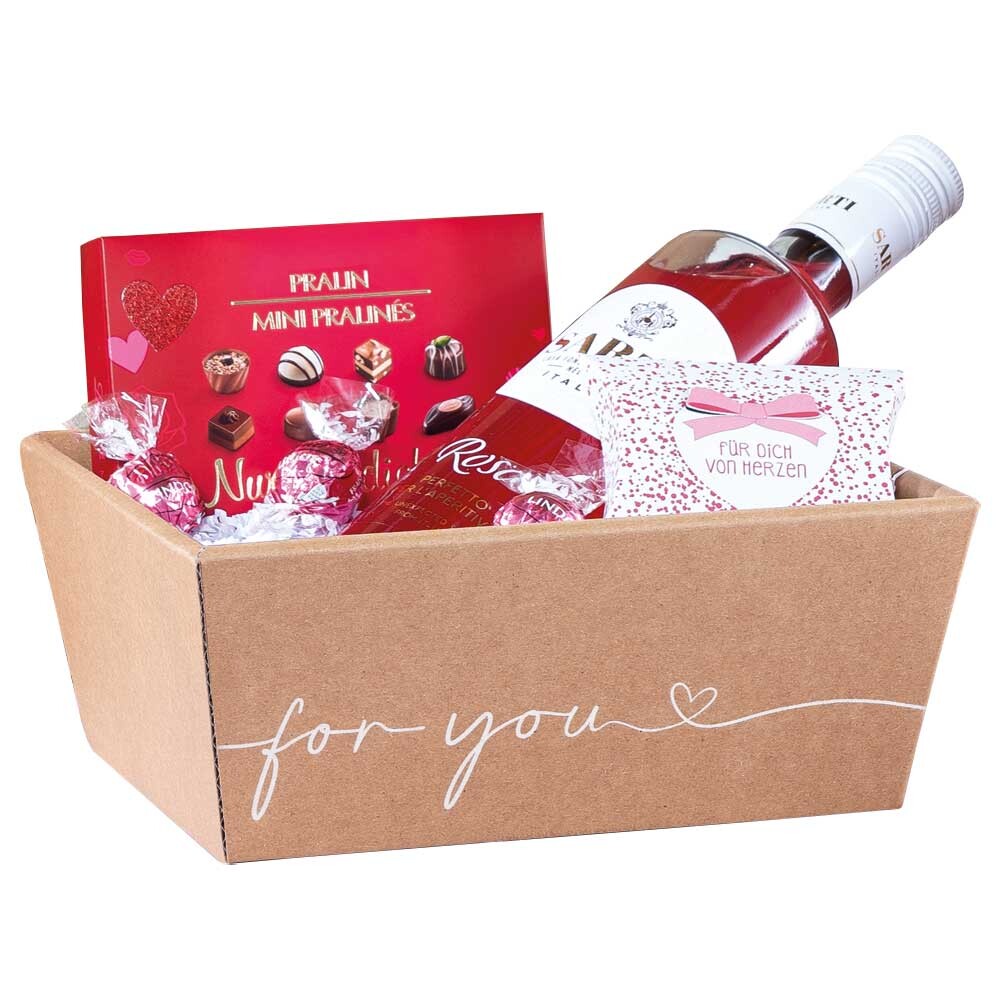 Geschenkkorb natur For You klein Geschenkkorb natur For You klein