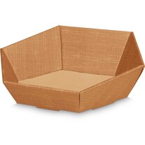 Geschenkkorb Seta 6-eckig Naturfarben groß Geschenkkorb Seta 6-eckig Naturfarben groß