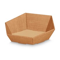 Geschenkkorb Seta 6-eckig Naturfarben klein Geschenkkorb Seta 6-eckig Naturfarben klein