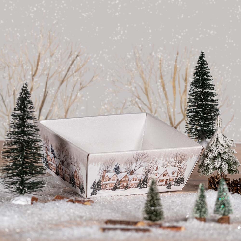 Geschenkkorb Winterdorf klein
