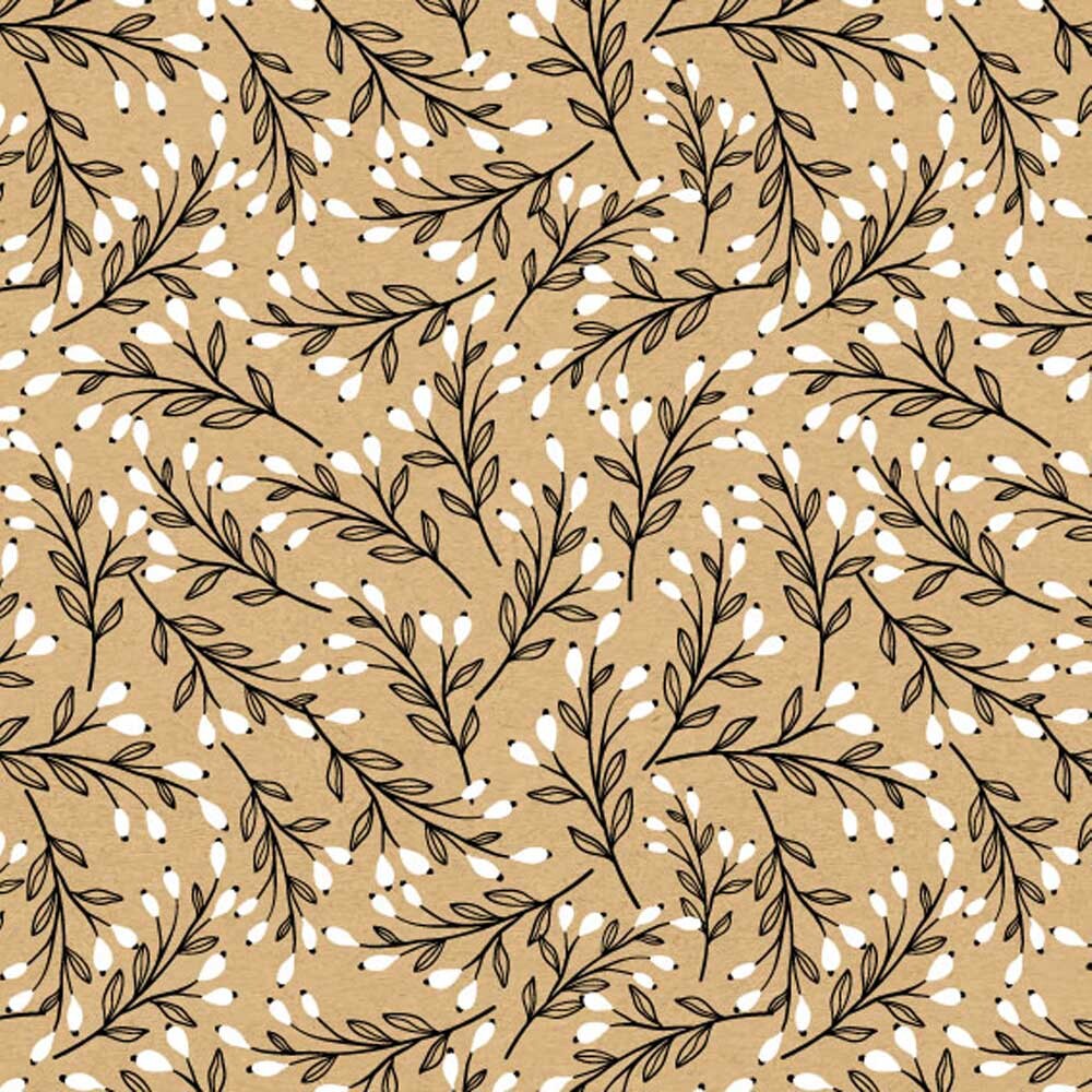 Geschenkpapier 50 m braun Blüten Geschenkpapier 50 m braun Blüten