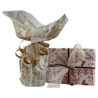 Geschenkpapier aus Hanf Kurzrollen Weihnachten 50 m