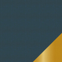 Geschenkpapier braun Bicolor blau- gold Geschenkpapier braun Bicolor blau- gold