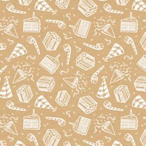 Geschenkpapier braun Kraft Party 50 cm Geschenkpapier braun Kraft Party 50 cm