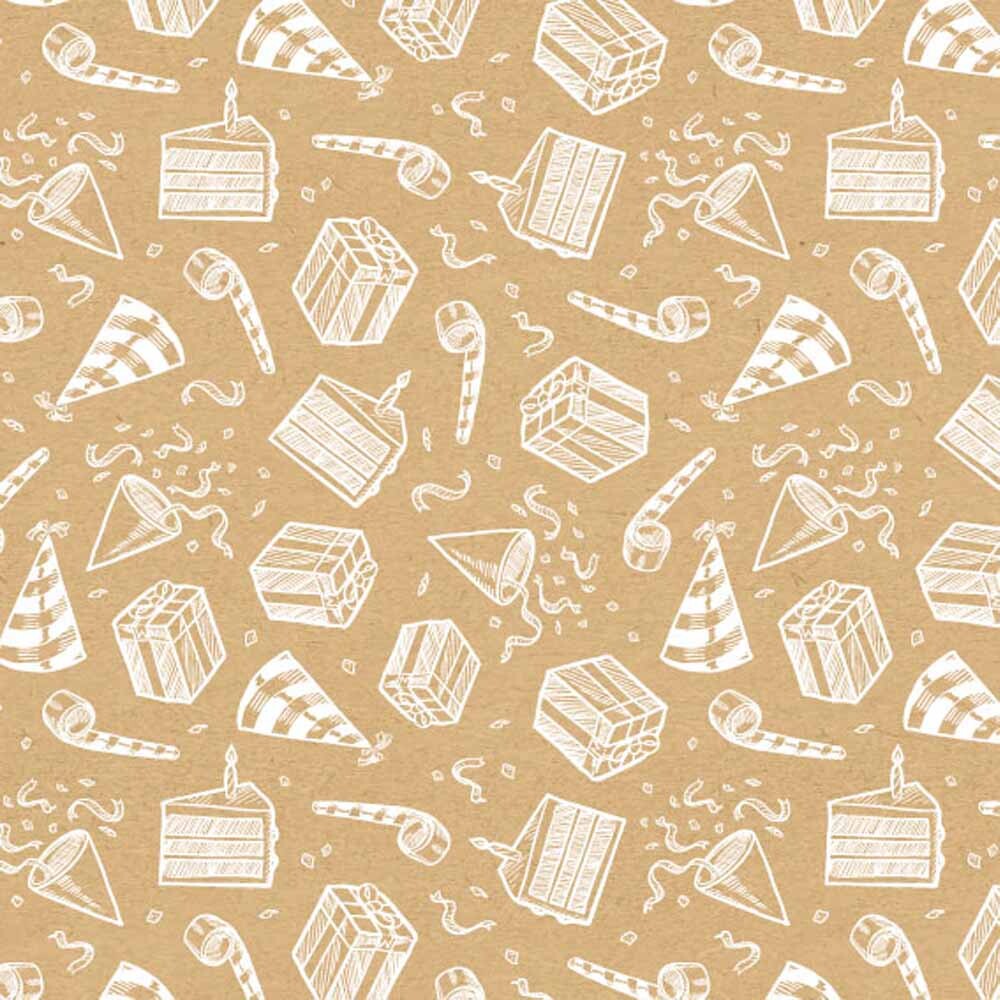 Geschenkpapier braun Kraft Party 70 cm Geschenkpapier braun Kraft Party 70 cm