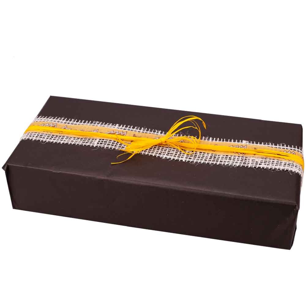 Geschenkpapier schwarz 70 cm