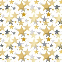 Geschenkpapiere Weihnachten Shop Rollen Sterne silber glänzend - gold Sterne mat Geschenkpapiere Weihnachten Shop Rollen Sterne silber glänzend - gold Sterne mat