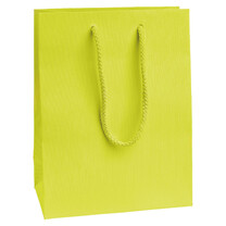 Geschenktasche Weintasche und Präsenttasche Kraftpapier matt Limette Geschenktasche Weintasche und Präsenttasche Kraftpapier matt Limette