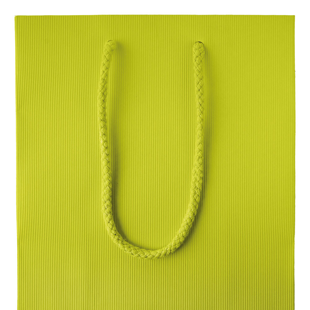 Geschenktasche Weintasche und Präsenttasche Kraftpapier matt Limette Geschenktasche Weintasche und Präsenttasche Kraftpapier matt Limette