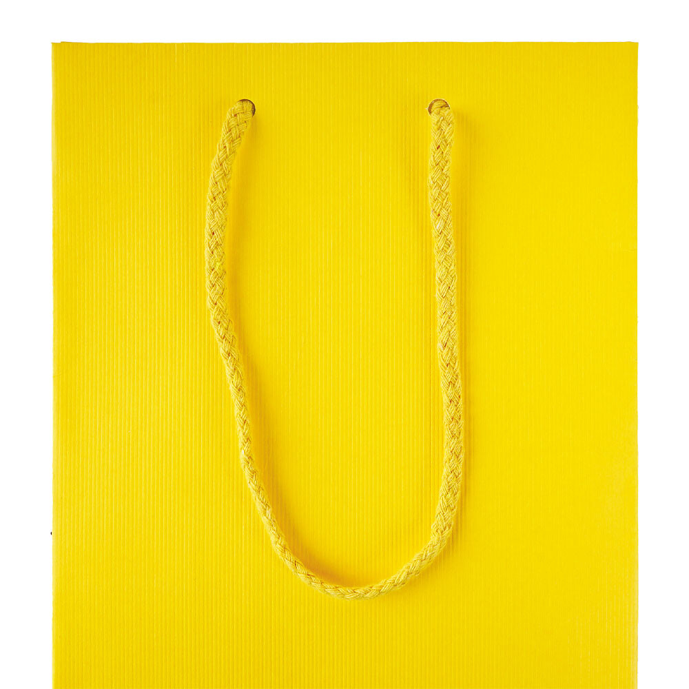 Geschenktasche Weintasche und Präsenttasche Kraftpapier matt gelb Geschenktasche Weintasche und Präsenttasche Kraftpapier matt gelb