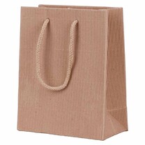 Geschenk-Tragetaschen offene Welle natur Bocksbeutel Geschenk-Tragetaschen offene Welle natur Bocksbeutel