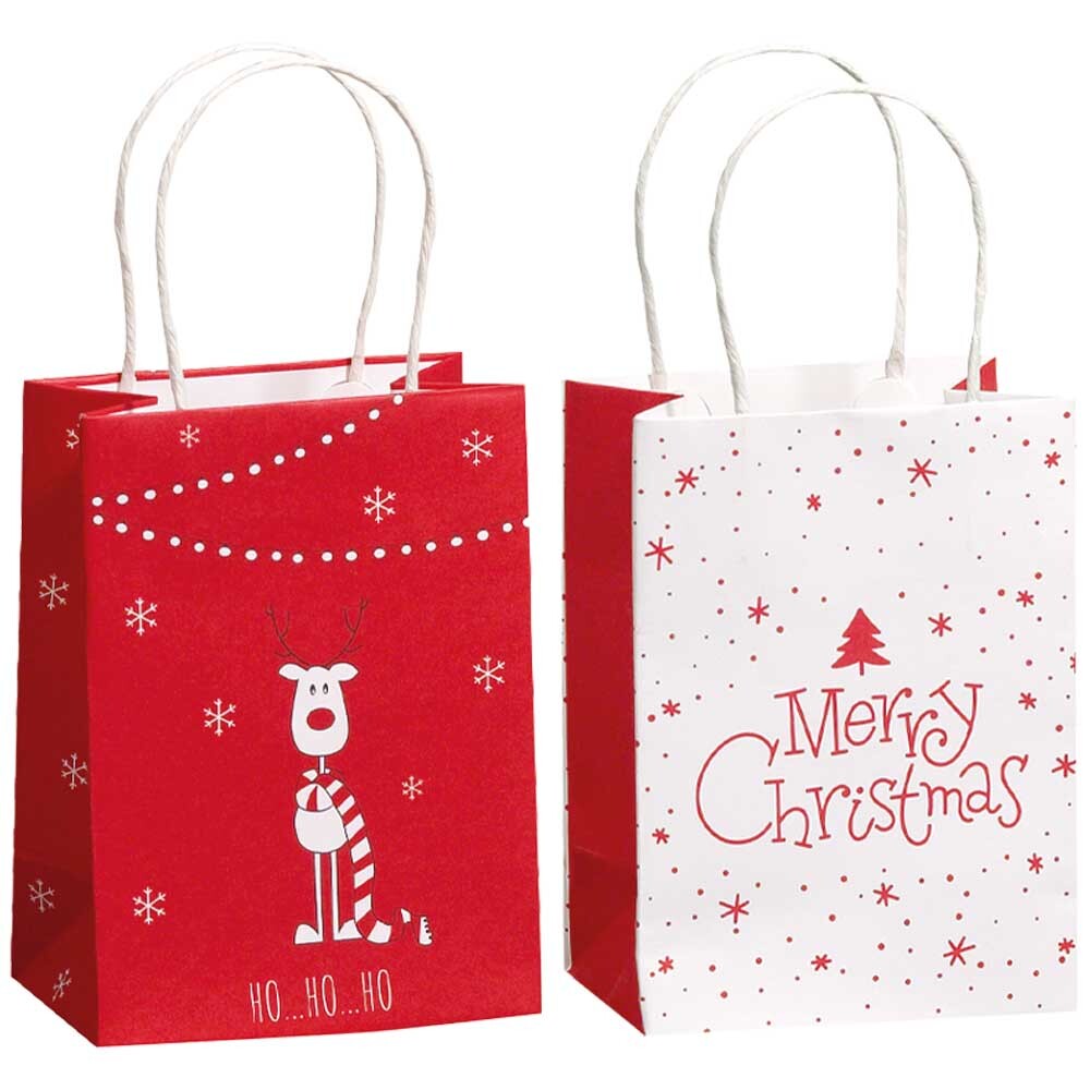 Geschenktüten 2er Set Merry Christmas - Rentier Geschenktüten 2er Set Merry Christmas - Rentier