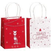 Geschenktüten 2er Set Merry Christmas - Rentier Geschenktüten 2er Set Merry Christmas - Rentier
