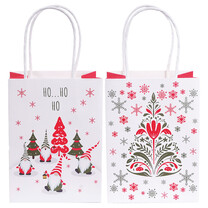 Geschenktüten 2er Set Merry Christmas - Wichtel Geschenktüten 2er Set Merry Christmas - Wichtel