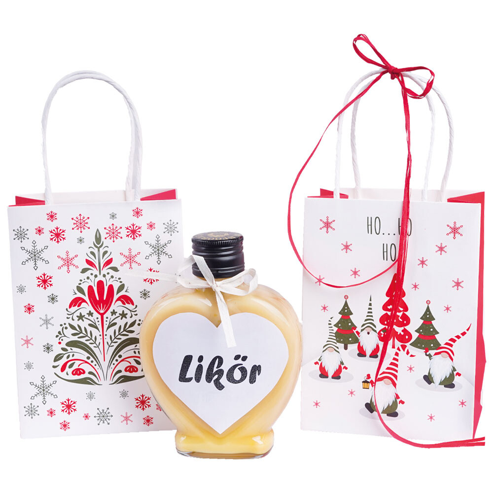 Geschenktüten 2er Set Merry Christmas - Wichtel Geschenktüten 2er Set Merry Christmas - Wichtel