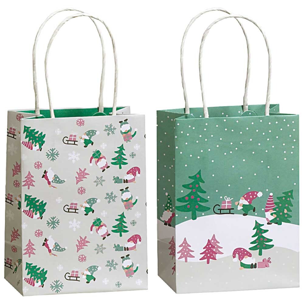 Geschenktüten 2er Set Winterlandschaft-Weihnachtsmotive Geschenktüten 2er Set Winterlandschaft-Weihnachtsmotive