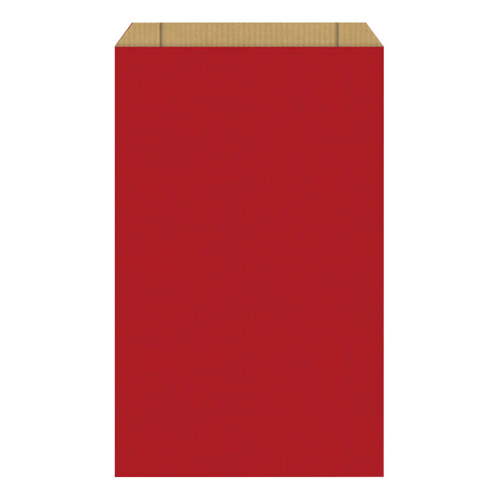 Geschenktüten mit Seitenfalte rot groß