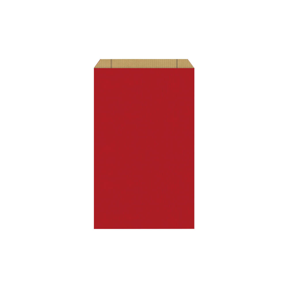 Geschenktüten mit Seitenfalte rot klein