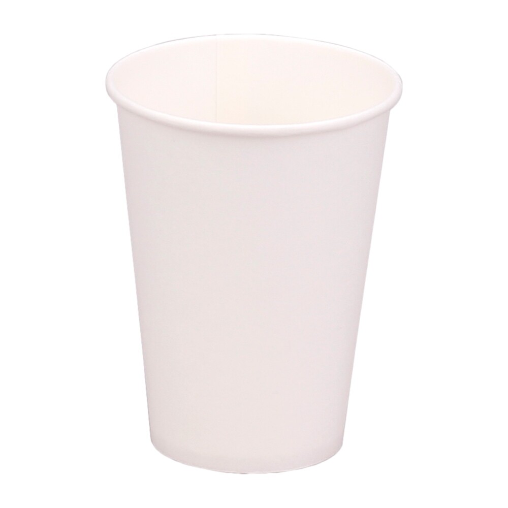 Hartpapierbecher weiß ohne Griff und Druck 180 ml