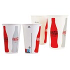 Becher Hartpapierbecher Coca Cola