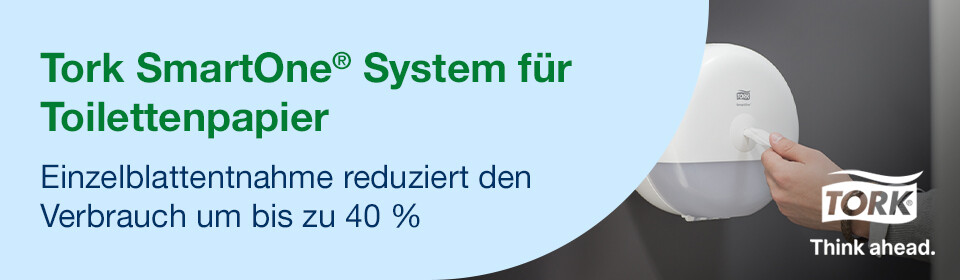 Tork Toilettenpapierspender und Toilettenpapier