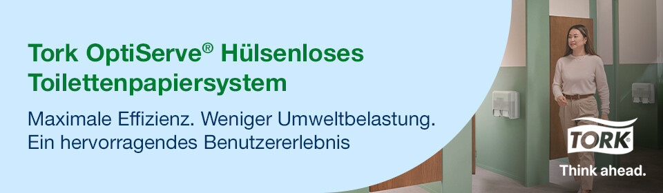 Tork Toilettenpapierspender und Toilettenpapier