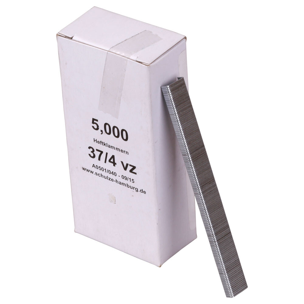 Heftklammern 37 4 verzinkt 4 mm