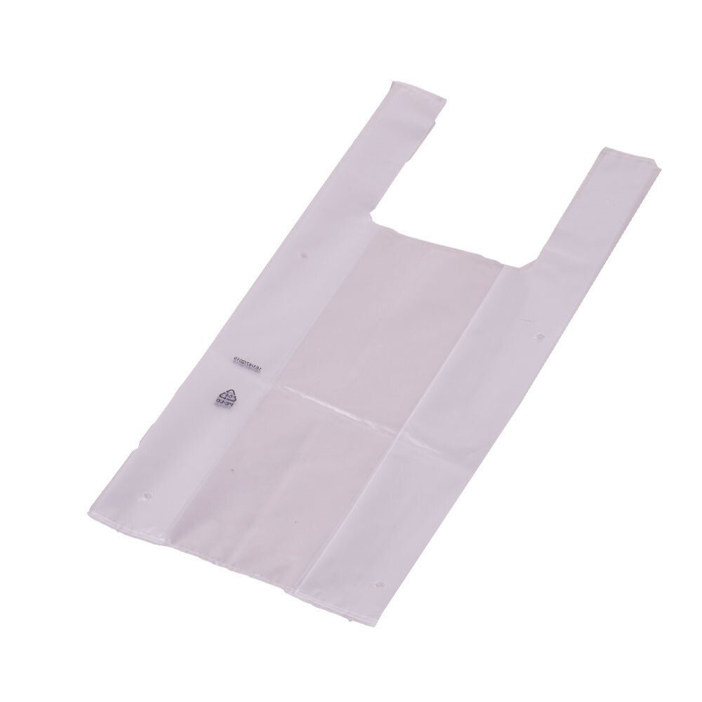 Hemdchen - Tragetasche LDPE transparent geblockt Hemdchen - Tragetasche LDPE transparent geblockt