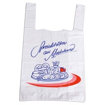 Hemdchen-Tragetaschen HDPE Meisterhand Weiß
