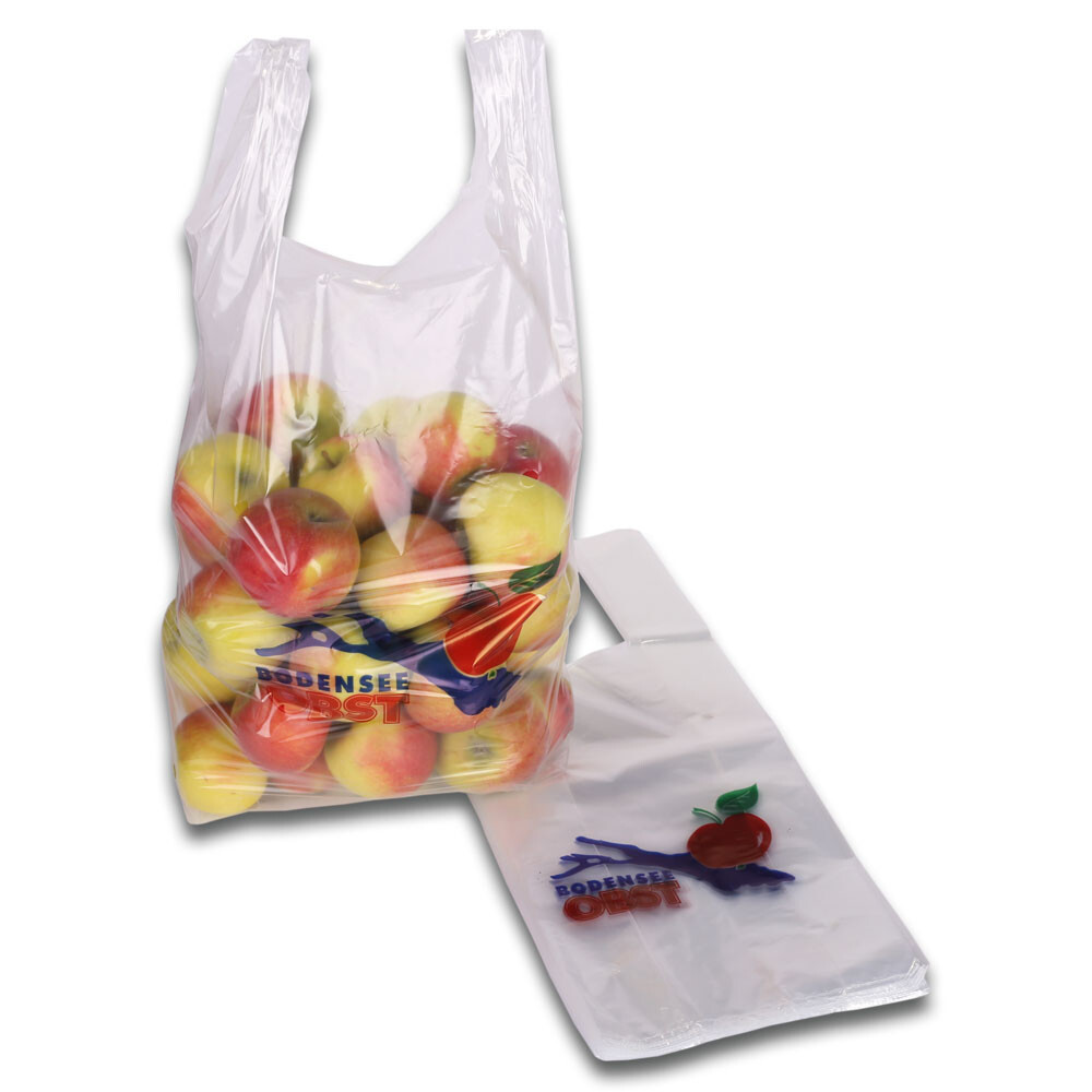 Hemdchen-Tragetaschen LDPE "Bodensee Obst" 2500 g Hemdchen-Tragetaschen LDPE "Bodensee Obst" 2500 g