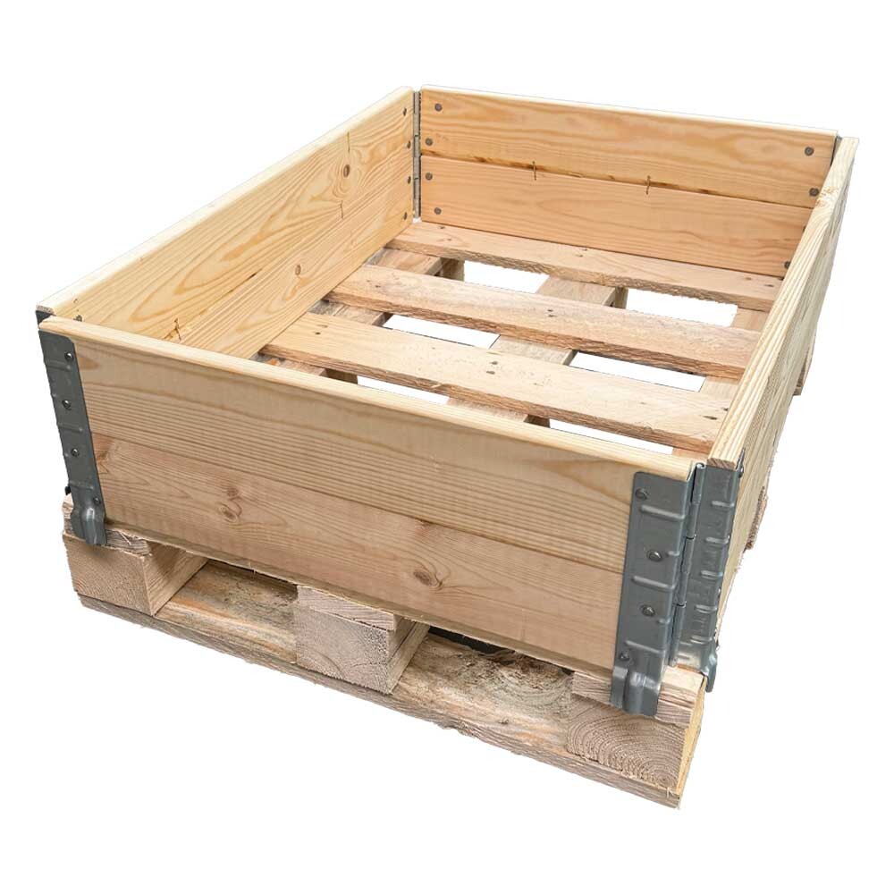 Holzaufsatzrahmen für halbe Europaletten Rahmen 600 x 800 x 200 mm Holzaufsatzrahmen für halbe Europaletten Rahmen 600 x 800 x 200 mm