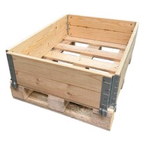 Holzaufsatzrahmen für halbe Europaletten Rahmen 600 x 800 x 200 mm